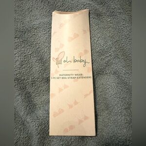 3 piece Oh baby maternity wear strap extenders, never opened.